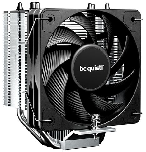 كن هادئاً! Pure Rock Pro 3 Black Cpu Air Cooler | 6 أنابيب حرارة عالية الأداء 6 مم مع تقنية HDT | 120mm هادئة PWM مروحة | AMD: AM4 AM5/Intel LGA 1700/1150/1151/1200 | أسود | BK042 in Kuwait