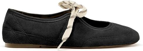 DOEYG الجلد المدبوغ أحذية الباليه الشقق للنساء الدانتيل يصل الباليه جولة تو ماري جين الشقق أنيق عارضة مريحة لطيف الأحذية in Kuwait