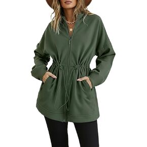 CHICME Womens Zip Up Hoodie Long Sleeve Oversized Sweatshirt Fall Fashion Casual Jackets Winter Clothes in Saudi Arabia