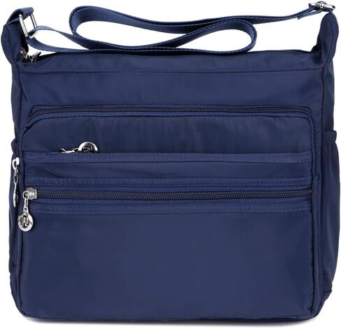 Crossbody Purses for women Multi-Pocket Nylon Shoulder Bags Lightweight Travel Purses Messenger Handbags in Saudi Arabia