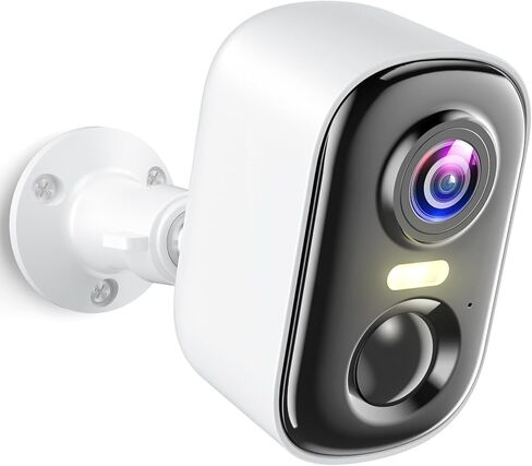 كاميرا الأمان في الهواء الطلق لاسلكية ، كاميرات واي فاي تعمل بالبطارية 2K للأمن المنزلي مع اكتشاف حركة الذكاء الاصطناعي ، الرؤية الليلية الملونة ، إنذار صفارات الإنذار ، الحديث ثنائي الاتجاه ، IP66 مقاوم للماء ، تخزين سحابة/SD (4 عبوات) in Kuwait