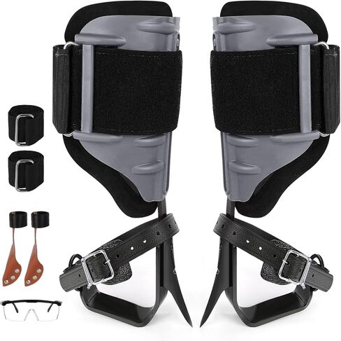 مسامير تسلق الأشجار مجموعة معدات تسلق الأشجار 1 سبيكة سبيكة تسلق الصلب سبيرز 350 رطلاً معدات الحمل المتسلق للمتسلقين واختيار الفاكهة والخشب in Kuwait