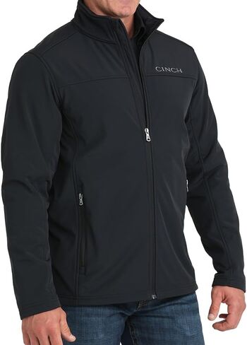 Cinch Men's Ripstop Black Jacket in Saudi Arabia