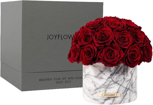 مزهرية الزهور المحفوظة من JoyFlower، مزهريات زهرة حجر الكهف الأصفر للقطع المركزية، زخارف الزهور الأبدية للحفلات المنزلية وغرفة المعيشة وغرفة النوم وطاولة القهوة، مزهرية الزهور المزخرفة ديكور المنزل الفريد in Kuwait