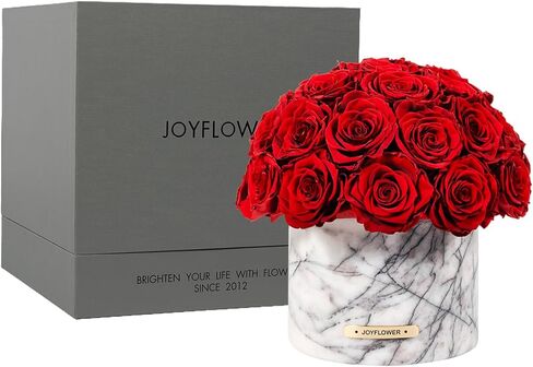 مزهرية الزهور المحفوظة من JoyFlower، مزهريات زهرة حجر الكهف الأصفر للقطع المركزية، زخارف الزهور الأبدية للحفلات المنزلية وغرفة المعيشة وغرفة النوم وطاولة القهوة، مزهرية الزهور المزخرفة ديكور المنزل الفريد in Kuwait