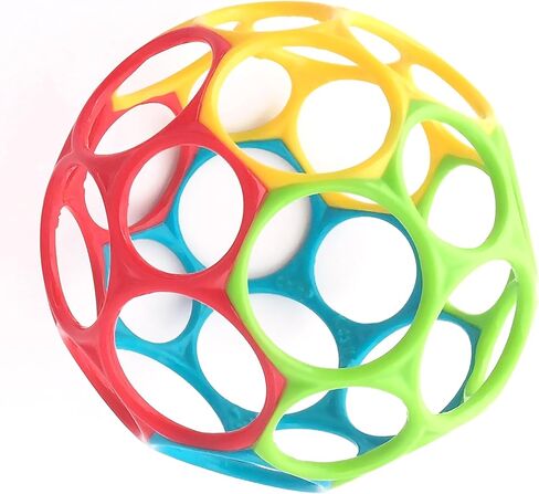 Bright Starts Oball Easy Grasp Pineapple Teether Toy, Hold My Own Collection, BPA Free, Unisex, Newborn and Up in Saudi Arabia