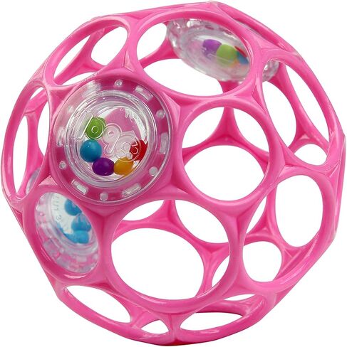 Bright Starts Oball Easy Grasp Pineapple Teether Toy, Hold My Own Collection, BPA Free, Unisex, Newborn and Up in Saudi Arabia