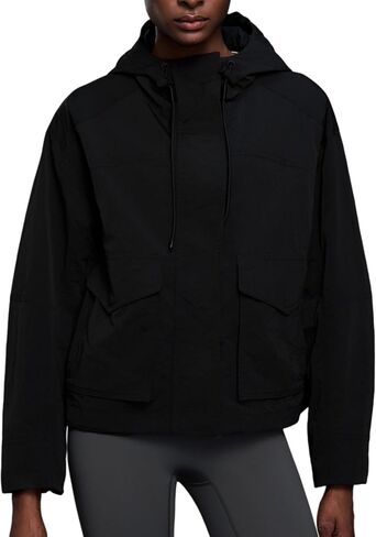 altiland Water Repellent Windbreaker for Women, Lightweight Hooded Rain Jacket, Outdoor Hiking Wind Coat in Saudi Arabia