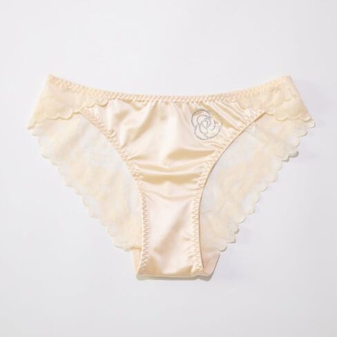 Women’s Lace Satin Silk Panties Low-waist Seamless Briefs Underwear Silky Brief in Saudi Arabia
