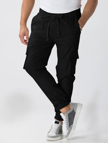 Men's Casual Pants Cotton Pants Recreation,Drawstring Sweatpants in Jogging in Saudi Arabia