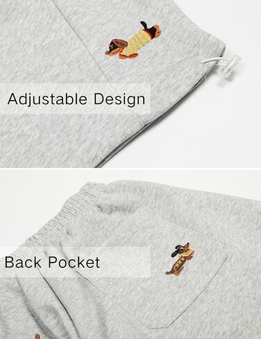 Vamtac التطريز جرو Sweatpants فضفاض بنطال ذو قصة أرجل واسعة للجنسين الرباط عادية Y2k برميل مع جيوب in Kuwait
