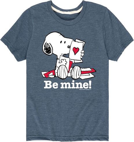 HYBRID APPAREL - Peanuts - Be Mine Snoopy - Toddler and Youth Short Sleeve Graphic T-Shirt in Saudi Arabia