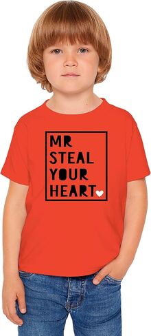 Boys Valentines Day Shirt Mr Steal Your Heart in Kuwait