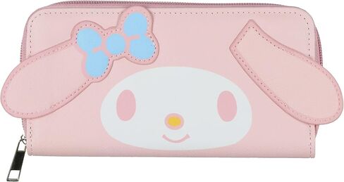 Fast Forward Hello Kitty and Friends My Melody Wallet 3D Ears Saffiano Faux Leather Zip Around Clutch in Saudi Arabia