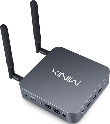 MINIX Z97 Mini PC, Intel Alder Lake N97 (up to 3.60GHz) 12GB LPDDR5X 512GB NVMe SSD Dual LAN Mini Desktop Computers, 4K Triply display/2x HDMI/DP, Small PC Desktop for Business Home Office in Kuwait