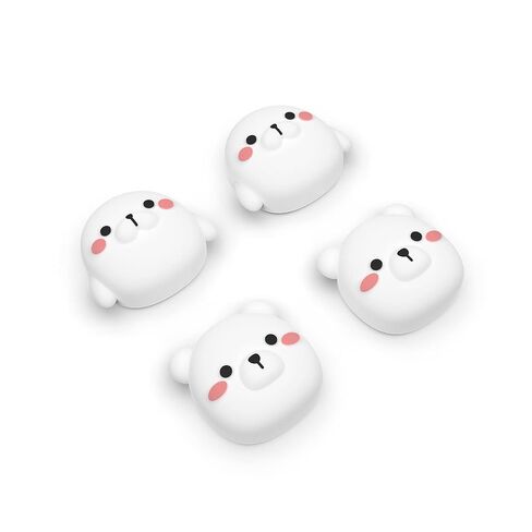 PlayVital Joystick Caps for Nintendo Switch, Thumbstick Caps for Switch Lite, Analog Cover for OLED Joycon Thumb Grips - Moonlight Cat in Kuwait