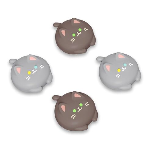 PlayVital Joystick Caps for Nintendo Switch, Thumbstick Caps for Switch Lite, Analog Cover for OLED Joycon Thumb Grips - Moonlight Cat in Kuwait