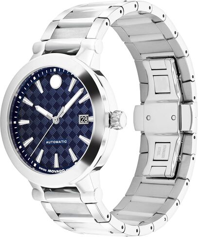 Movado Vizio Men's Watch - Swiss Automatic, Self-Winding, Stainless Steel Bracelet - Contemporary, Sophisticated Luxury Fashion Timepiece for Him - 41mm in Saudi Arabia
