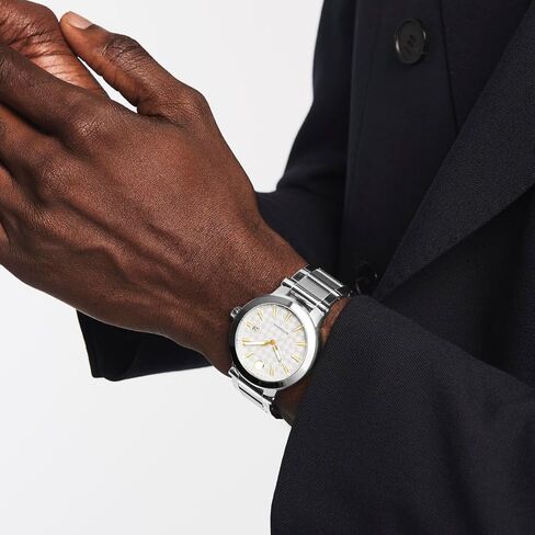 Movado Vizio Men's Watch - Swiss Automatic, Self-Winding, Stainless Steel Bracelet - Contemporary, Sophisticated Luxury Fashion Timepiece for Him - 41mm in Saudi Arabia