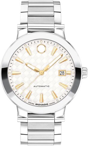 Movado Vizio Men's Watch - Swiss Automatic, Self-Winding, Stainless Steel Bracelet - Contemporary, Sophisticated Luxury Fashion Timepiece for Him - 41mm in Saudi Arabia