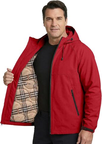 FreeMove Lightweight Hooded Winter Jackets for Men Coat Windproof Waterproof Rain Windbreaker Softshell for Ski Snow in Saudi Arabia