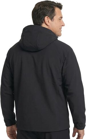 FreeMove Lightweight Hooded Winter Jackets for Men Coat Windproof Waterproof Rain Windbreaker Softshell for Ski Snow in Saudi Arabia
