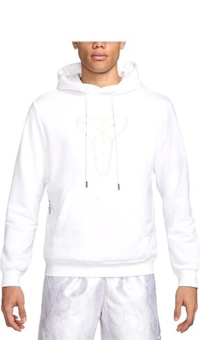 Nike Kobe Men's Dri-FIT Pullover Basketball Hoodie (HF0066-100, White/Summit White) in Saudi Arabia