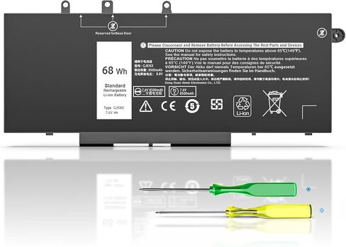 PW23Y بطارية الكمبيوتر المحمول compatoble مع Dell XPS 13 9360 13-9360-D1605G 13-9360-D1605T 13-9360-D1609 0TP1GT in Saudi Arabia