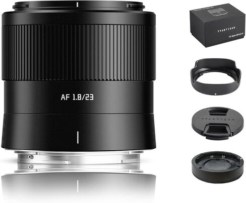 TTArtisan AF 23mm F1.8 ED Lens X Mount, 23mm f/1.8 APS-C Prime Lens for Fuji X-A3 X-A5 X-A7 X-M1 X-M5 X-H1 X-H2S X-T100 X-T20 X-T200 X-T3 X-T30 X-T30II X-T4 X-T5 X-T50 X-Pro3 X-E2S X-E3 X-E4 X-S10 in Kuwait