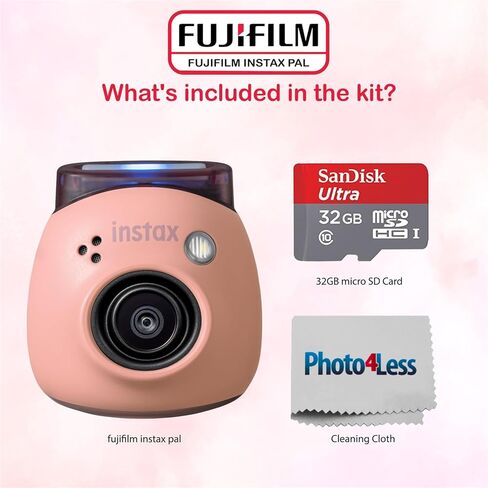 Fujifilm Instax Pal Digital Camera - Powder Pink in Saudi Arabia