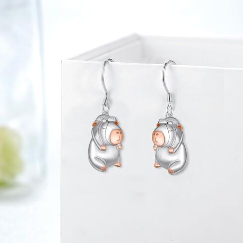Capybara Gifts Capybara Earrings 925 Sterling Silver Capybara Stuff Capybara Jewelry Gifts for Women Gifts Capybara Lovers in Saudi Arabia