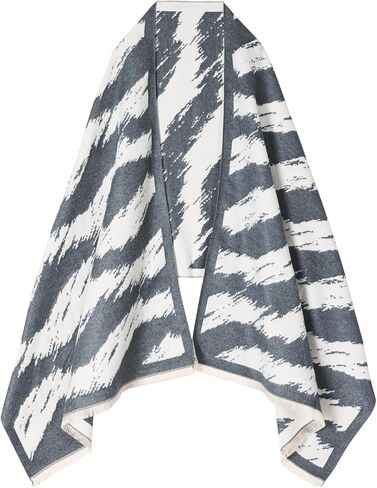MINIDORA Women‘s Warm Reversible Pashmina Shawls Large Soft Winter Scarfs Jacquard Wraps for Evening Dresses in Saudi Arabia