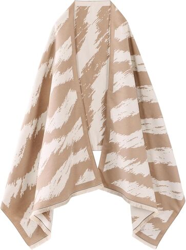 MINIDORA Women‘s Warm Reversible Pashmina Shawls Large Soft Winter Scarfs Jacquard Wraps for Evening Dresses in Saudi Arabia