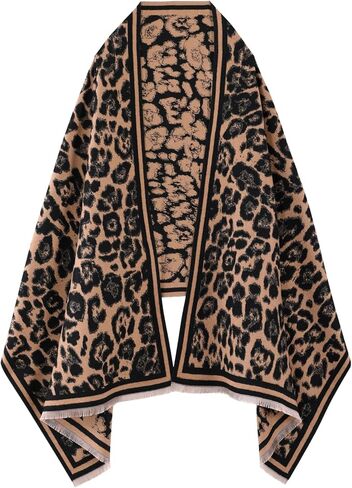 MINIDORA Women‘s Warm Reversible Pashmina Shawls Large Soft Winter Scarfs Jacquard Wraps for Evening Dresses in Saudi Arabia
