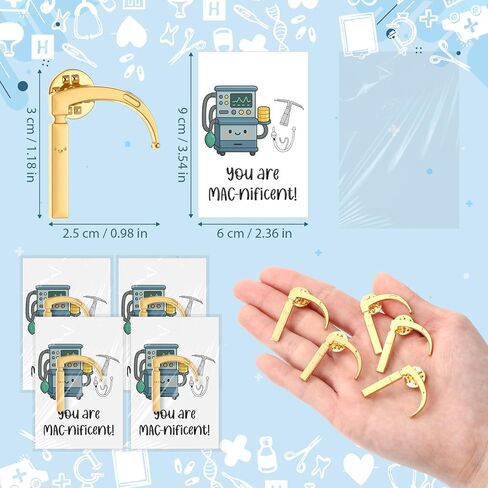 CRNA Week Appreciation Gift Anesthesia Laryngoscope Blade Pin Card Bag Anesthesiologist Thank You Gift for SRNA Nurse in Saudi Arabia
