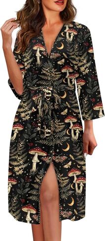 Coloranimal Robes for Women Night Gowns Women's Sleepwear Cute Comfortable Sleep Robe Soft Nightgowns in Saudi Arabia