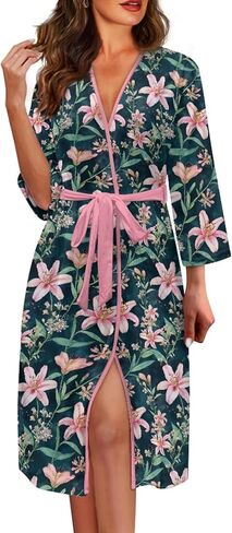 Coloranimal Robes for Women Night Gowns Women's Sleepwear Cute Comfortable Sleep Robe Soft Nightgowns in Saudi Arabia