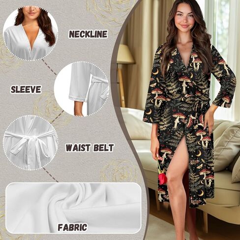 Coloranimal Robes for Women Night Gowns Women's Sleepwear Cute Comfortable Sleep Robe Soft Nightgowns in Saudi Arabia