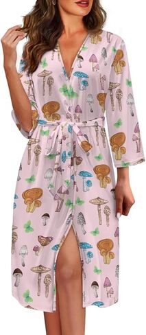 Coloranimal Robes for Women Night Gowns Women's Sleepwear Cute Comfortable Sleep Robe Soft Nightgowns in Saudi Arabia