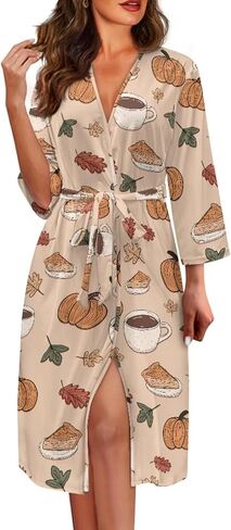 Coloranimal Robes for Women Night Gowns Women's Sleepwear Cute Comfortable Sleep Robe Soft Nightgowns in Saudi Arabia