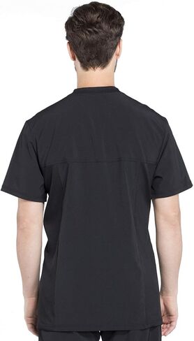 Infinity Men's Tuckable V-Neck Scrub Top CK910A with Mid Rise Jogger Scrub Pants CK004A in Saudi Arabia