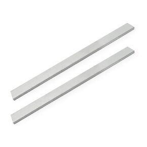 Evecad 2PCS Aluminum Flat Bar, Aluminum Plate, 12" Length 1" Width 1/4" Thickness, Aluminum Bar Stock