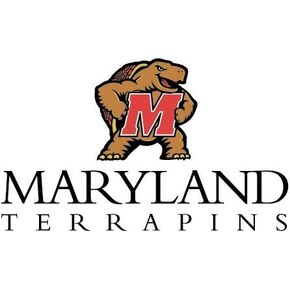 6 Inch Testudo University of Maryland Terps UM Terrapins Logo Removable Wall Decal Sticker Art NCAA Home Room Decor 6 by 3 1/2 Inches