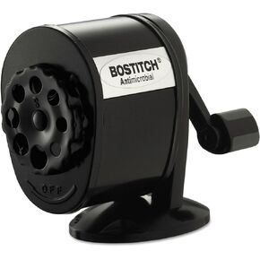 Bostitch MPS1BLK Counter-Mount/Wall-Mount Manual Pencil Sharpener, Black