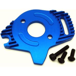 Aluminum Motor Plate with Heatsink Blue for Traxxas Slash 4x4 VXL Hoss 4x4 VXL Stampede 4x4 6890