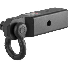 CURT 45831 D-Ring Shackle Mount Trailer Hitch, Fits 2-1/2-Inch Receiver, 13,000 lbs, CARBIDE BLACK POWDER COAT