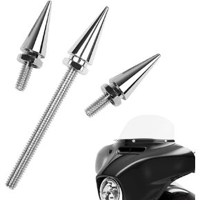 AUFER Windshield Spike Screws Bolts Windscreen Trim Screw Compatible With For Touring Models Street Glide Special Electra Glide Tri Glide Ultra Classic Freewheeler 2014-2023