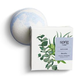 مجموعة هدايا Sprig by Kohler Bath Bomb، لا تسبب الحساسية، مصنوعة من نباتات طبيعية ومكونات فاخرة للعناية بالبشرة (زبدة الشيا، زيت جوز الهند، وطين الكاولين) - 6 عبوات