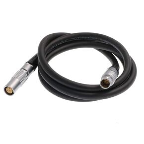 HangTon 12V External Battery Power Cable for Trimble R9 R10 R12 R6 R7 R8 GPS GNSS Receiver 5700 5800 SPS851, 7 Pin to Alligator Clips 1.8M
