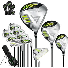 PGM Professional Complete Golf Club Set for Kids Children - Right Handed - Golf Stand Bag - R&A and USGA International Professional Club certificated